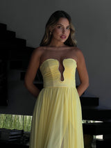 שמלת קיארה צהוב