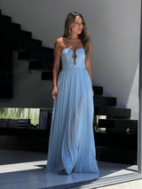 שמלת קיארה תכלת