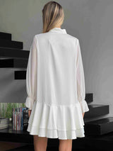 שמלת אדית לבן