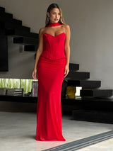 שמלת מירדנה אדום