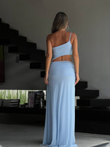 שמלת איידן תכלת