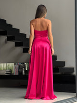 שמלת רוקו ורוד