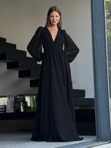 שמלת שירה שחור