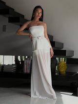 שמלת רייל לבן