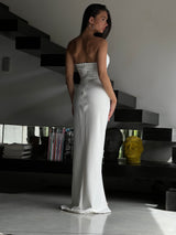 שמלת ג׳וליה לבן