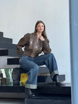 מעיל וגה חום