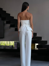 אוברול מארי לבן