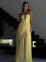 שמלת קיארה צהוב