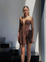 שמלת ויולט חום