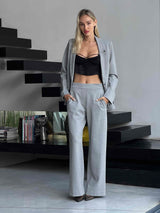 חליפת מלי  אפור