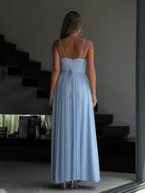 שמלת קלי תכלת