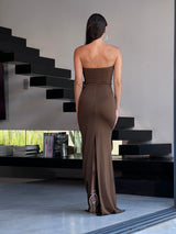 שמלת רובי חום