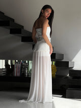 שמלת רייל לבן