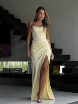 שמלת מוניקה צהוב