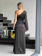 שמלת בלייר שרוול שחור