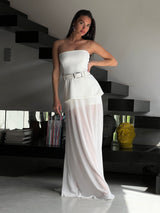 שמלת רייל לבן