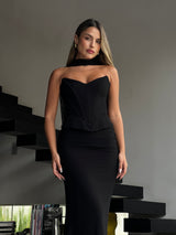 שמלת מירדנה שחור