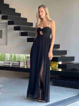 שמלת ברטה שחור