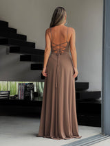 שמלת הייזל חום