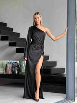 שמלת בלייר שרוול שחור