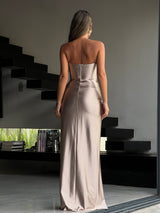 שמלת אדריאנה שמפניה