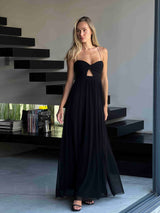 שמלת ברטה שחור