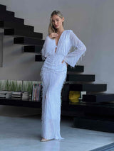 שמלת רנה לבן