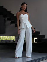 אוברול מארי לבן