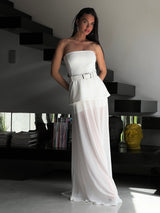 שמלת רייל לבן