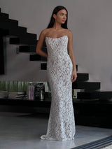 שמלת אריאל לבן - SHESH