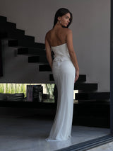 שמלת מירדנה לבן