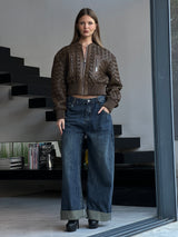 מעיל וגה חום