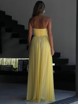 שמלת קיארה צהוב