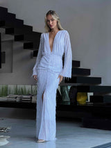 שמלת רנה לבן