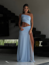 שמלת איידן תכלת