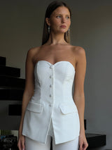 חליפת מילו לבן