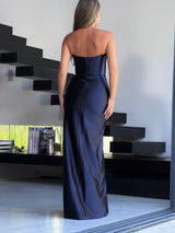 שמלת אדריאנה כחול