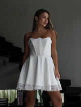 שמלת ג׳ורדי לבן