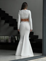 שמלת נטלי לבן