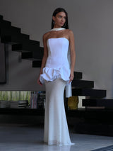 שמלת דייב לבן