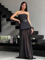 שמלת רייל שחור