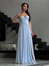 שמלת ריימי תכלת