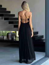 שמלת ברטה שחור