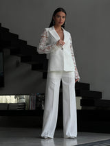 חליפת ליאן לבן