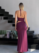 שמלת גרג בורדו