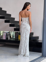 שמלת אריאל לבן - SHESH