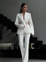 חליפת איימי לבן