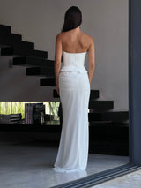 שמלת מירדנה לבן