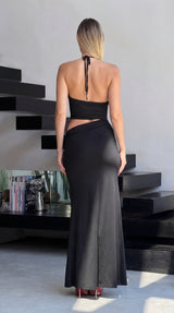 שמלת גרג שחור - SHESH