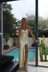 שמלת אדריאנה צהוב - SHESH